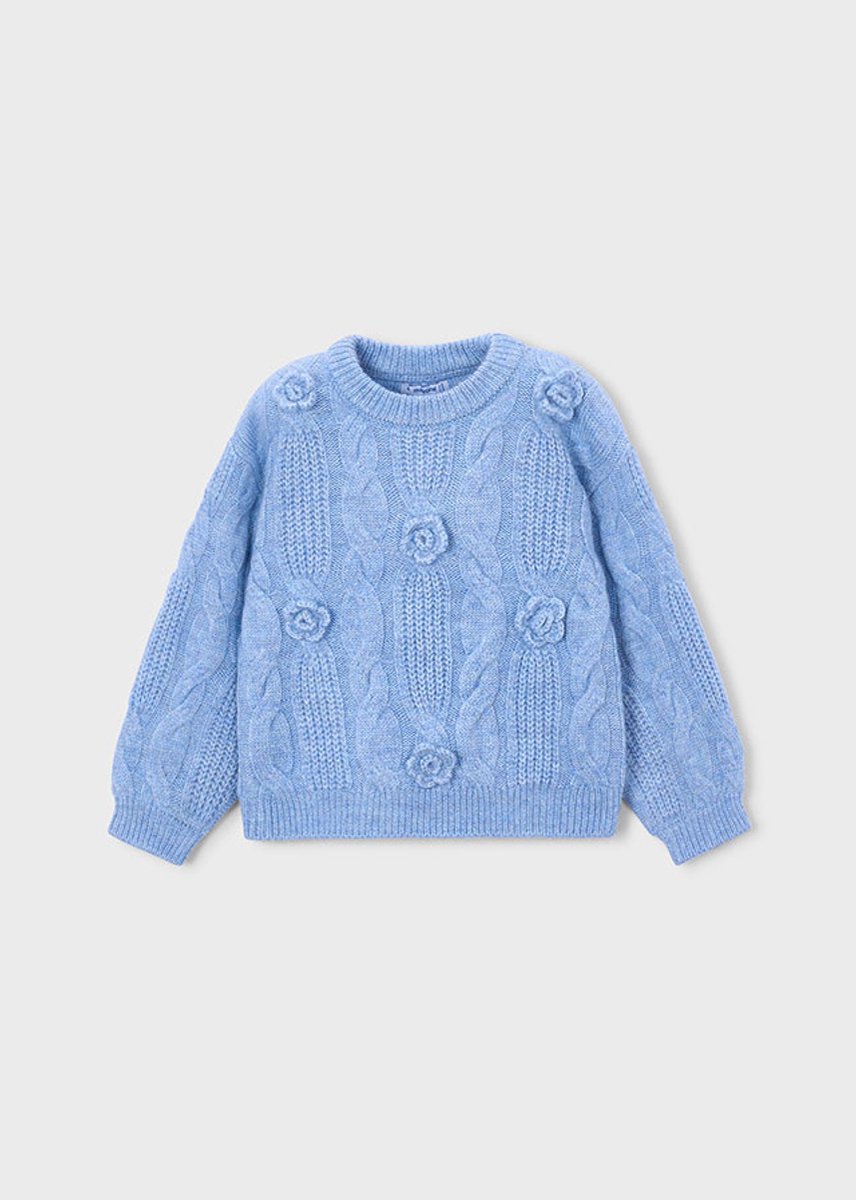 MAYORAL - Meisjes sweater - Maat 104 - Meisjes - 66 Sky Mix -