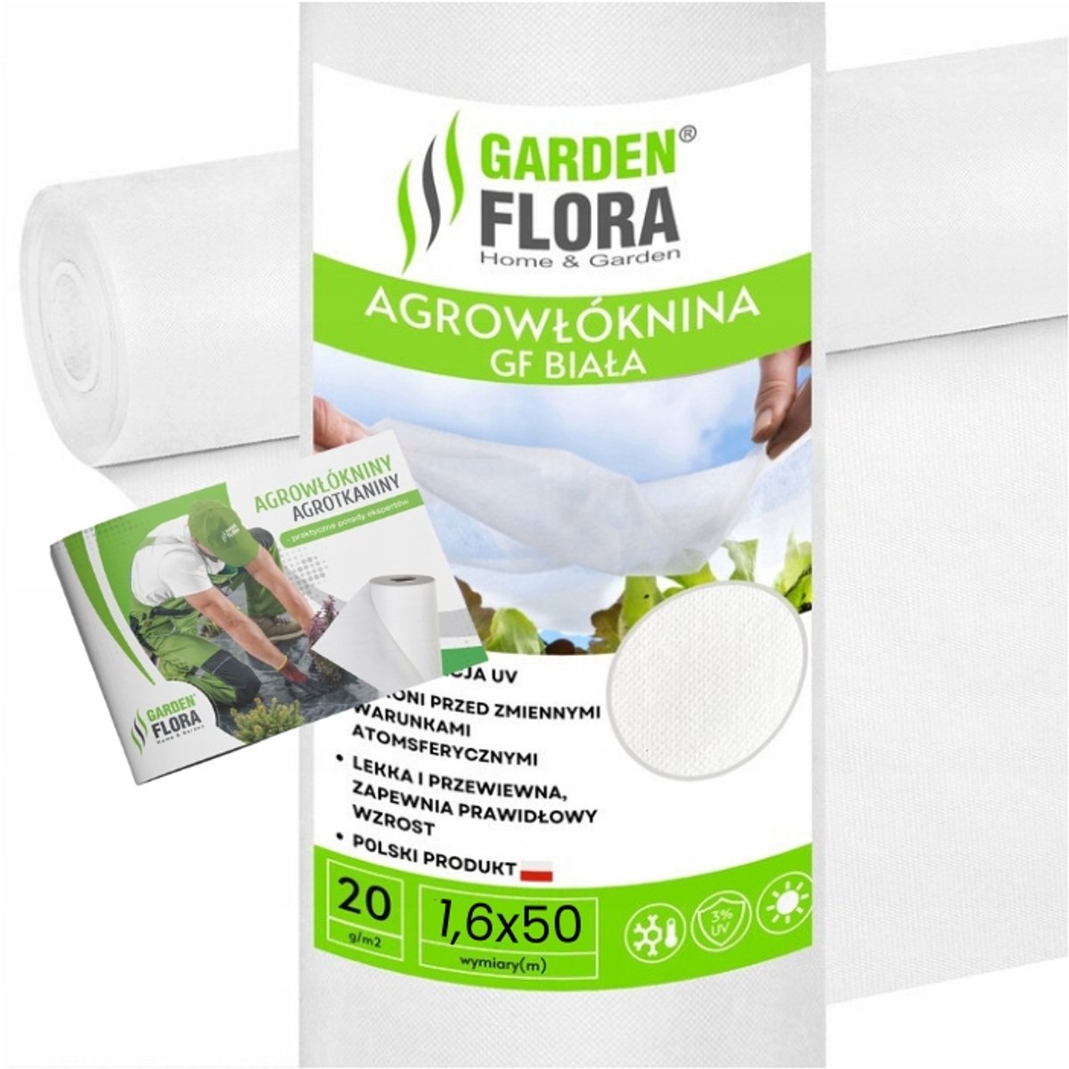 Agrotextiel Wit 1,6x50m - Bescherming voor Planten