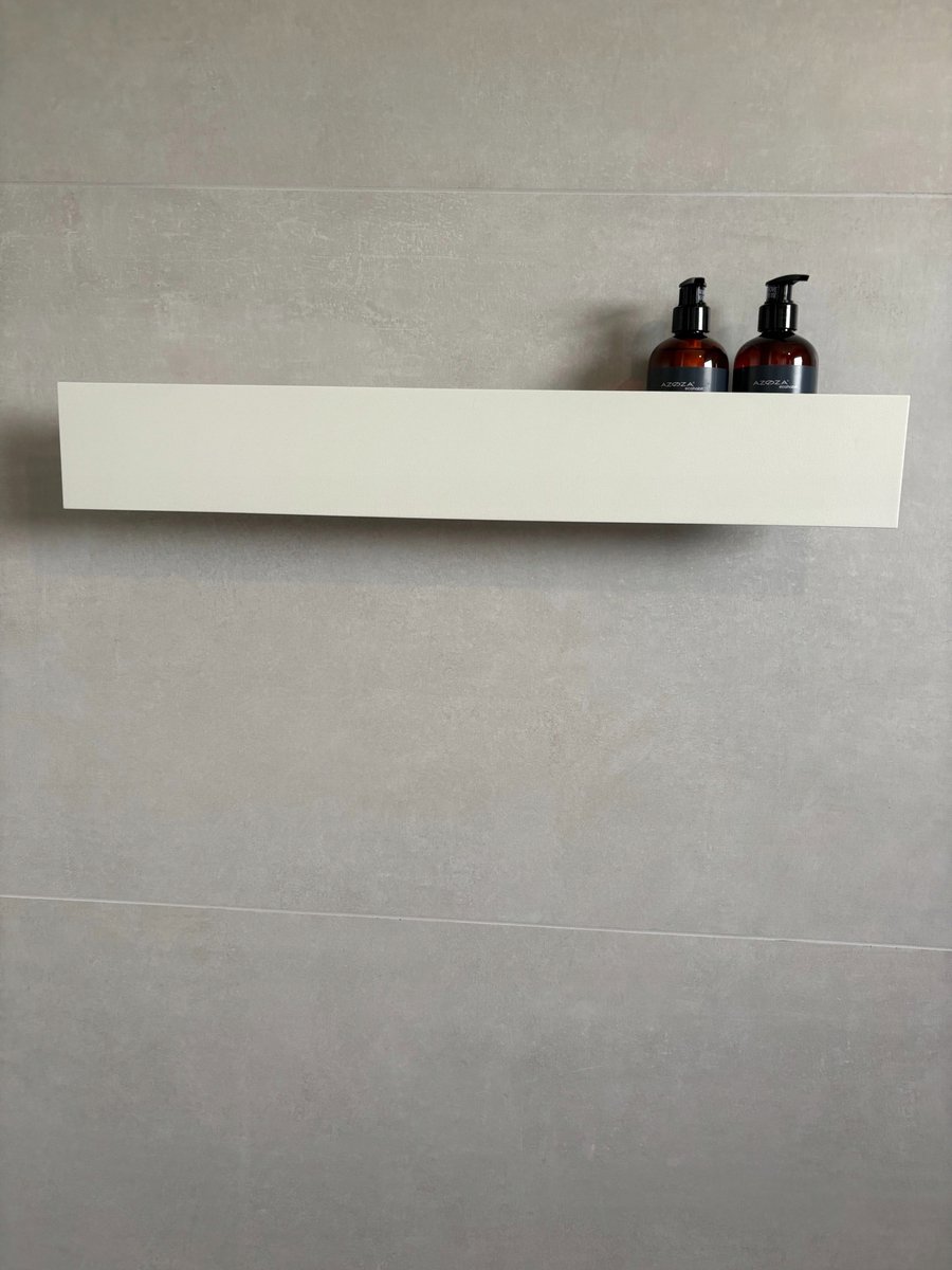 Decollo wandrek 60cm Mat Wit - aluminium badkamerrek