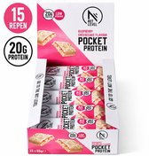 NXT Level® High Proteïne Repen - Protein bar - Framboos Cheesecake - Low Calorie & Low Sugar - 15 eiwitrepen