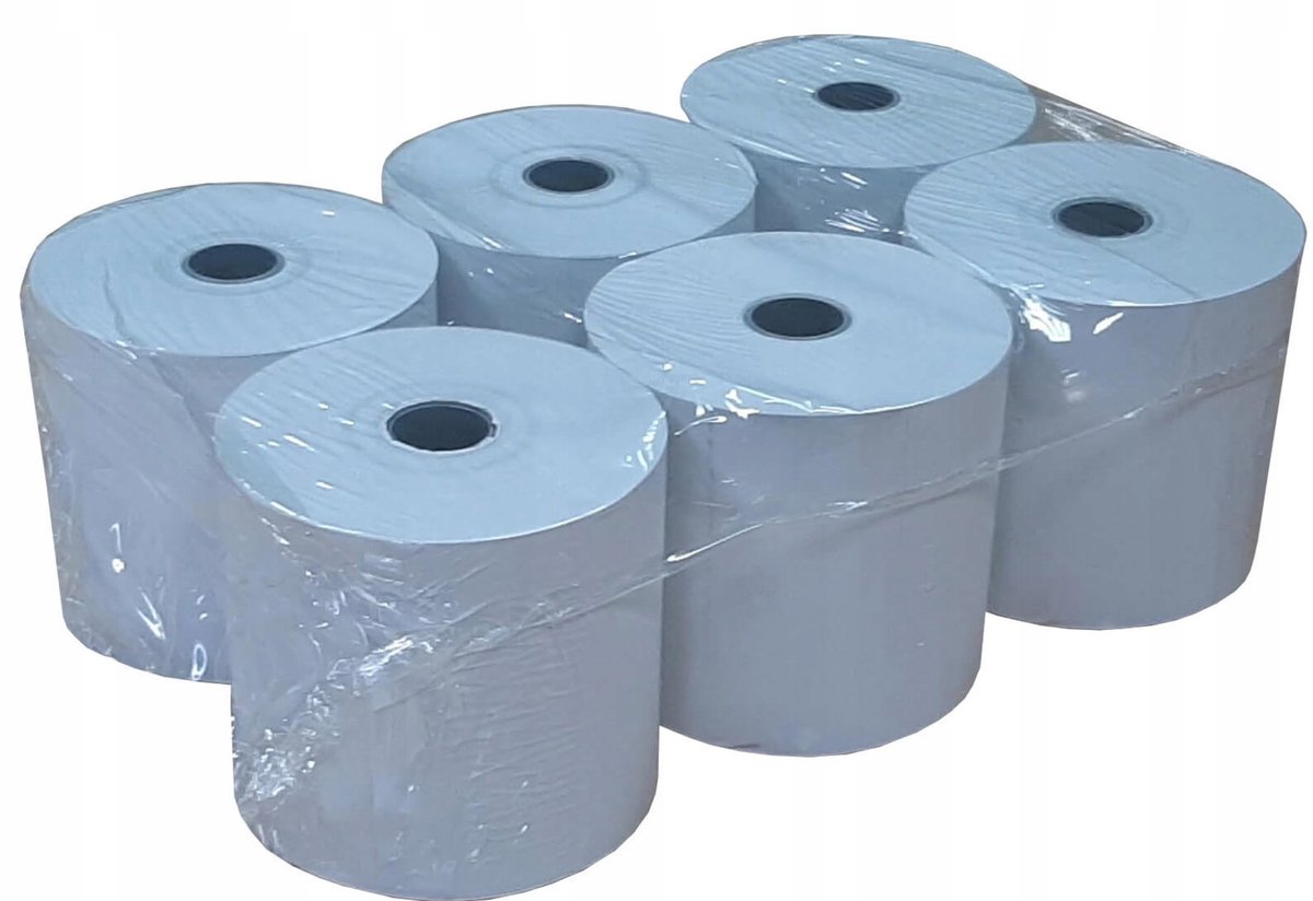 Thermische Rol 80x70mm - 6 Stuks - Hoge Kwaliteit Papier