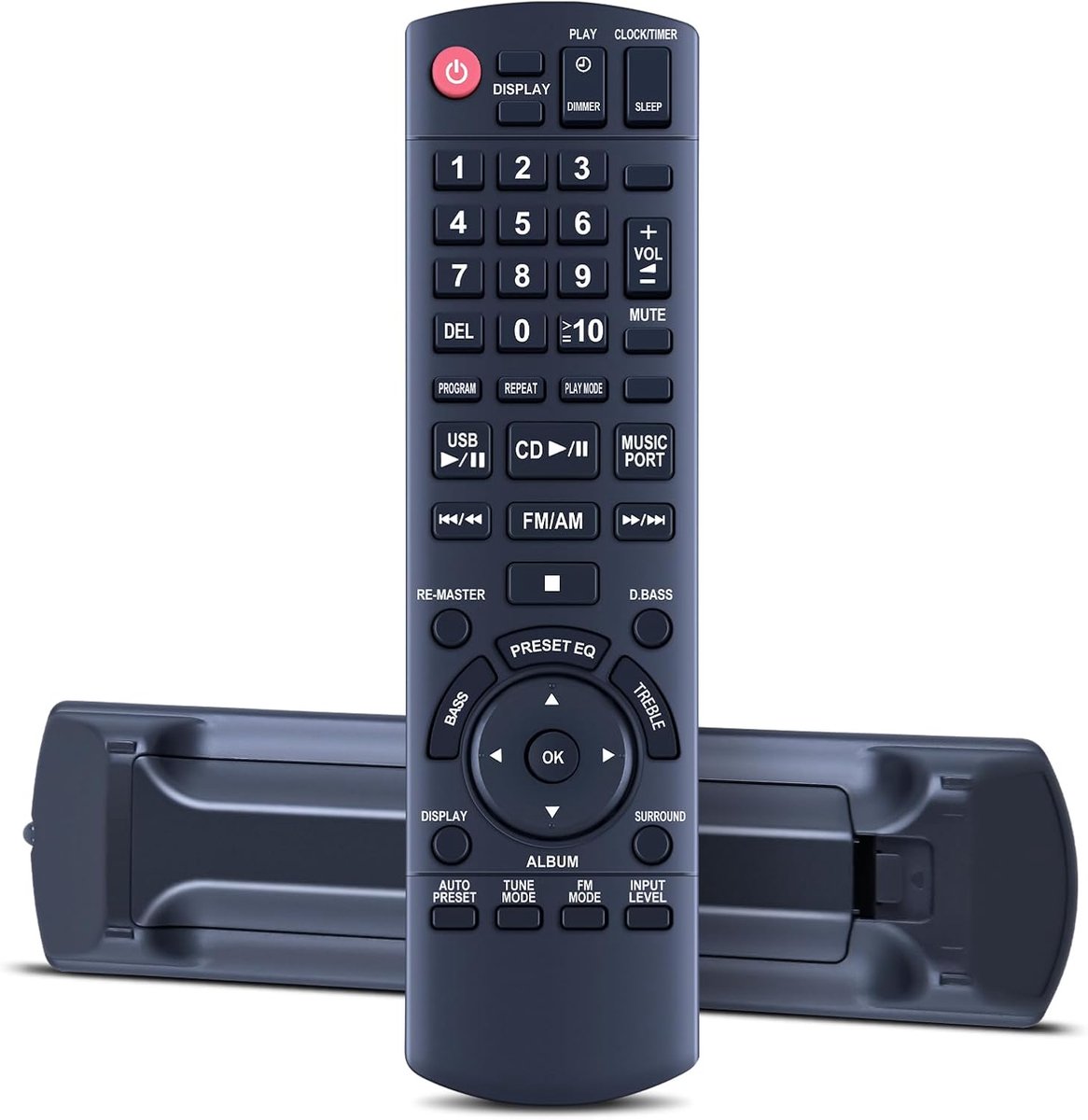 N2QAYB000555 Vervangende Afstandsbediening voor Panasonic Audio System EC-S SA-PM02 SA-PM04 SA-PM24 SC-PM02 SC-PM04 - ShopVlot
