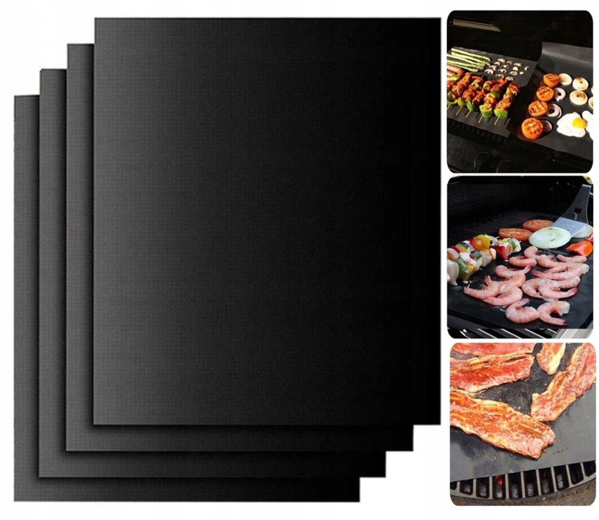 4x Teflon Grillmat & Ovenmat - Herbruikbaar & Anti-aanbak