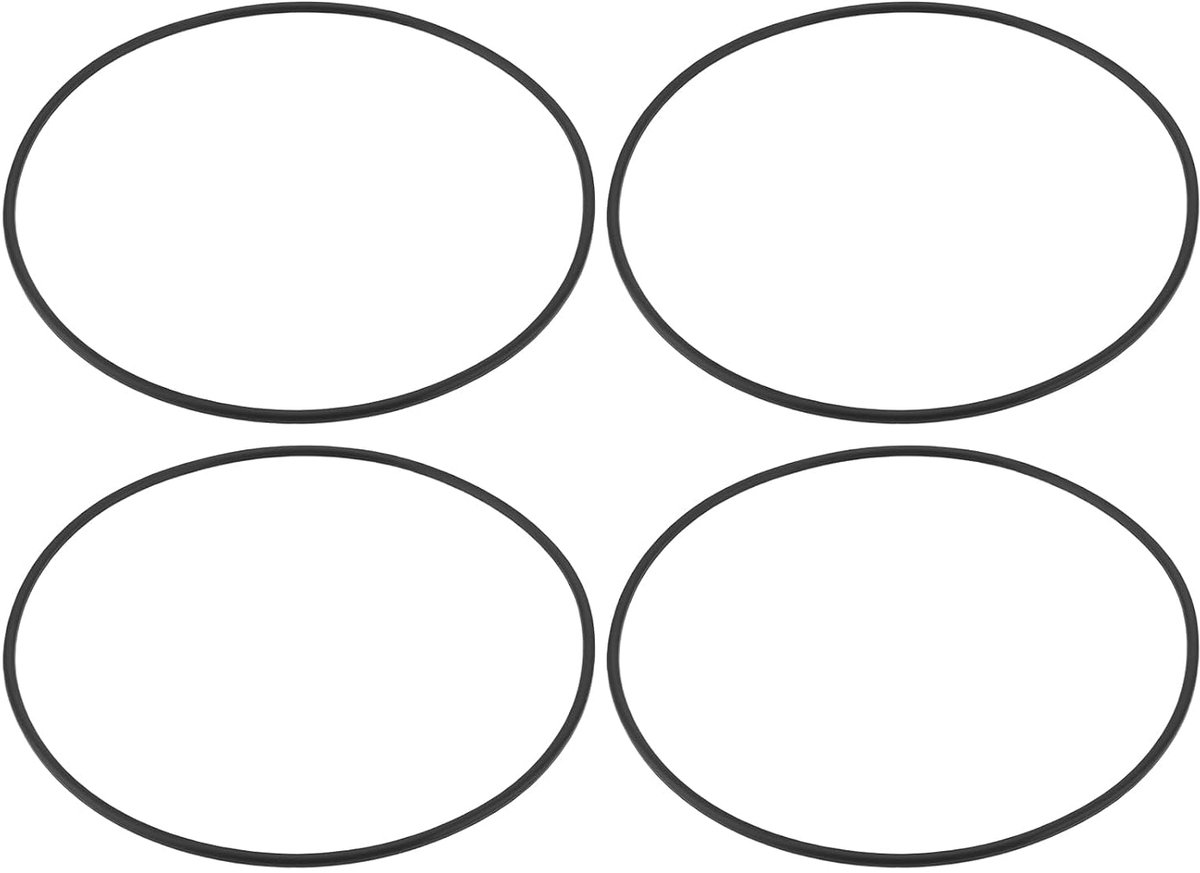 4pcs R172223 Pool Filter Cover O-Ring 16x15x0.3cm Compatible with Pentair Predator II Leaf Catch Replacement AXW542 - ShopVlot