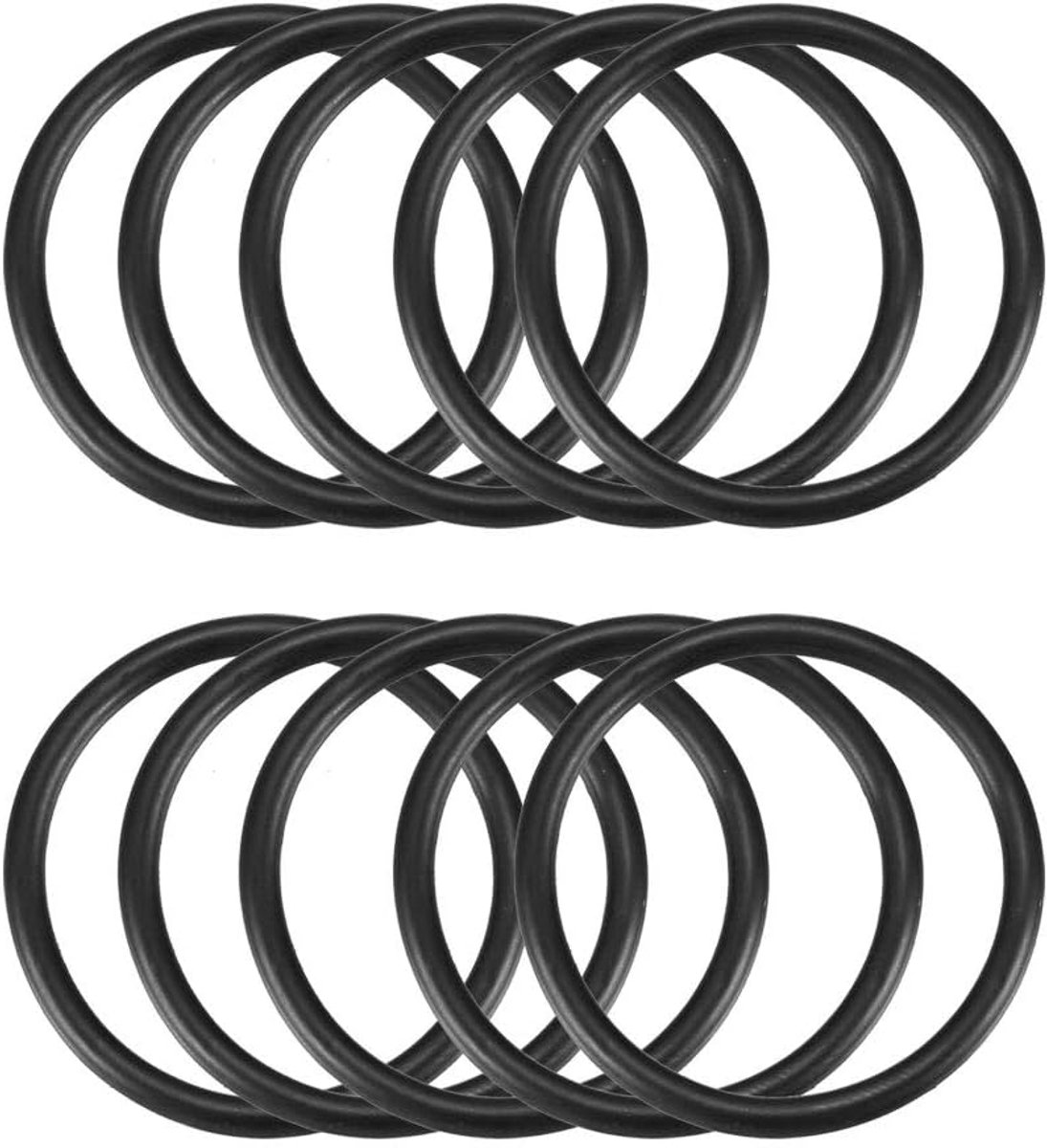 sourcingfolder Nitrile Rubber O-Rings, 63mm OD 57mm ID 3mm Width, Metric Sealing Gasket, Pack of 10 - ShopVlot