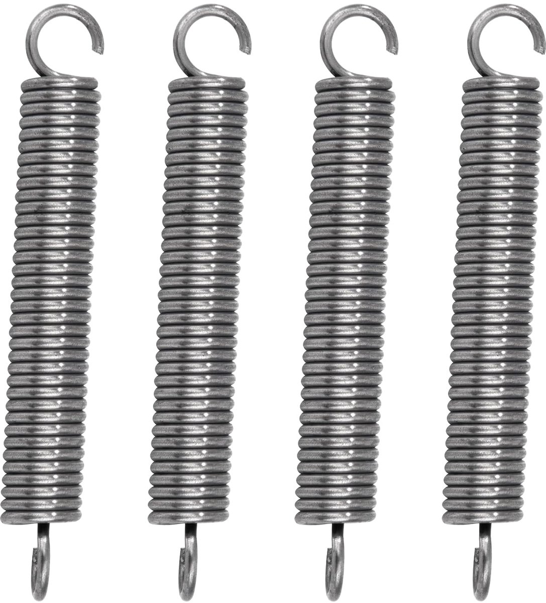 Tension Springs with Hook, Stainless Steel, Tension Spring, Tension Spring, 55 mm, Outer Diameter 8 mm, Thread - ShopVlot