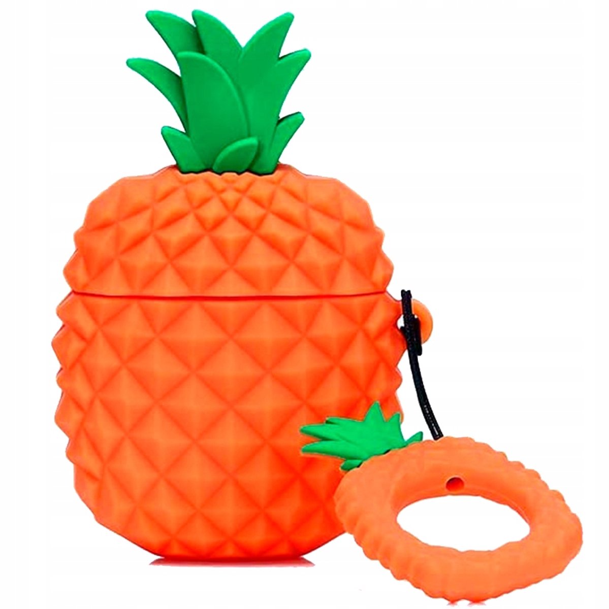 3D Pineapple Case voor AirPods 1 & 2 - Siliconen beschermhoesjes