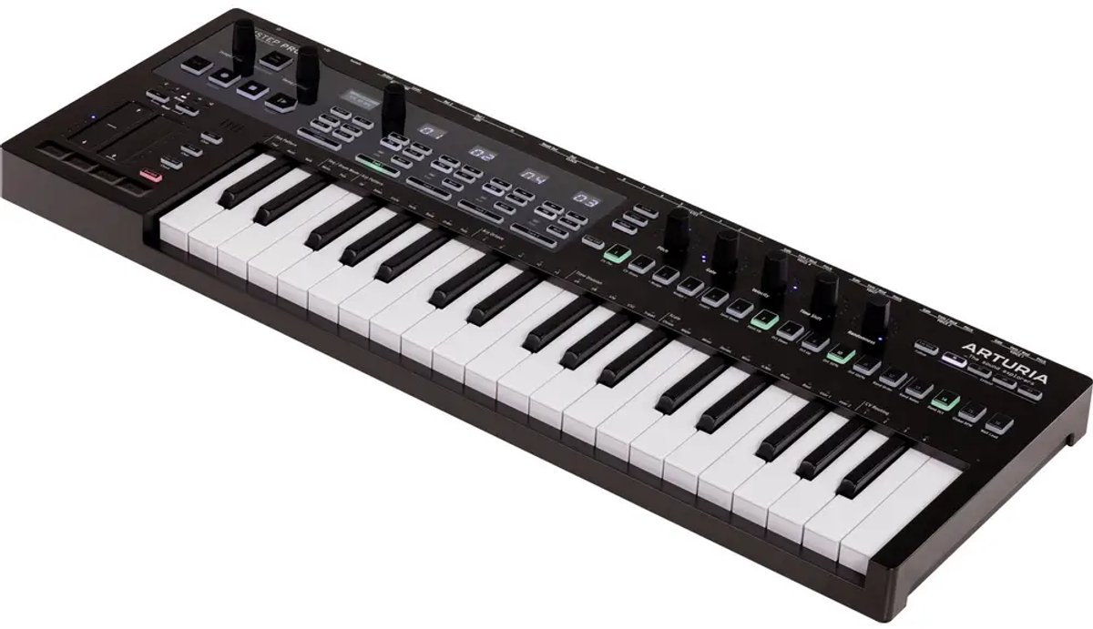 Arturia KeyStep Pro Chroma - MIDI Keyboard Controller - 37 Toetsen - 4-Track Sequencer - Aftertouch - USB MIDI CV