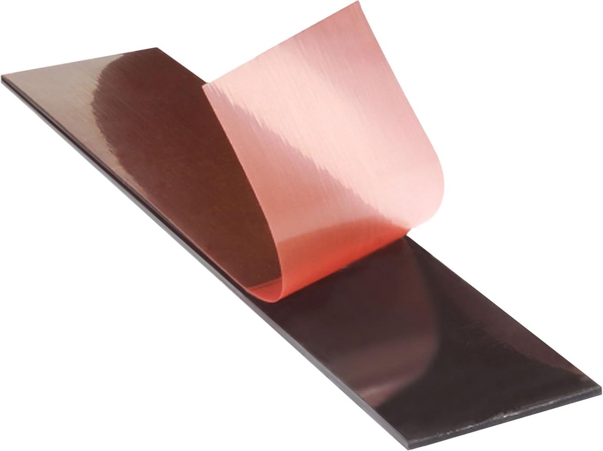 Magnetische tape zelfklevend - 12,7 x 1,5 mm - flexibele verbinding - eenvoudig te verwijderen - ShopVlot
