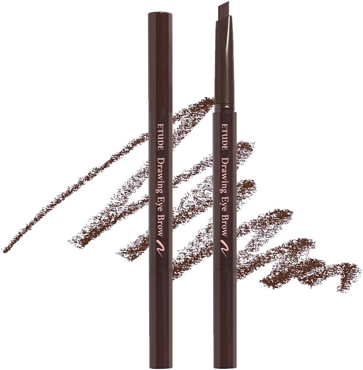 Oogbrauwpen #3 Bruin - Langdurige formule - Natuurlijke look - Perfecte haarlijnen - m-winkel