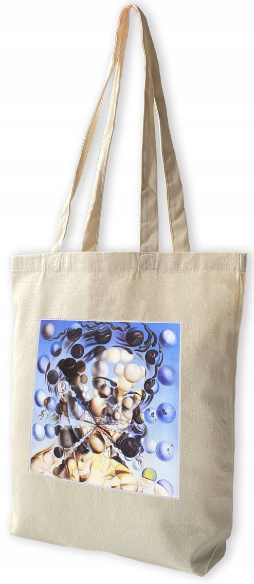 Salvador Dali Galatea Shopper Tas met Print - Stijlvol & Praktisch