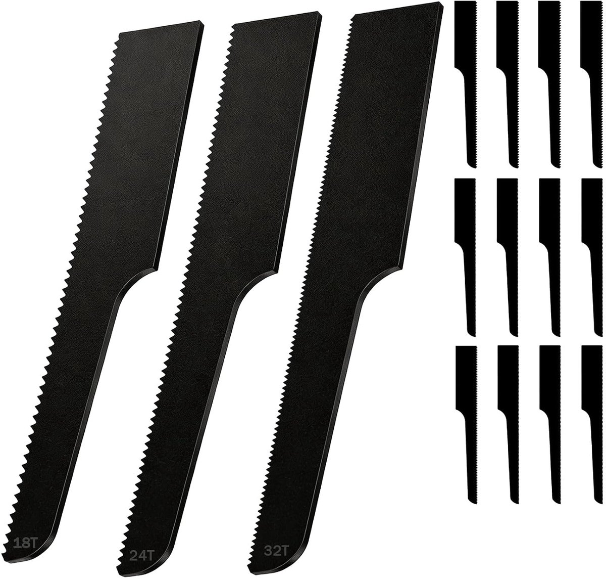 15 stuks zaagbladen voor persluchtzaag, 5 × 18T, 5 × 24T, 5 × 32T - ShopVlot