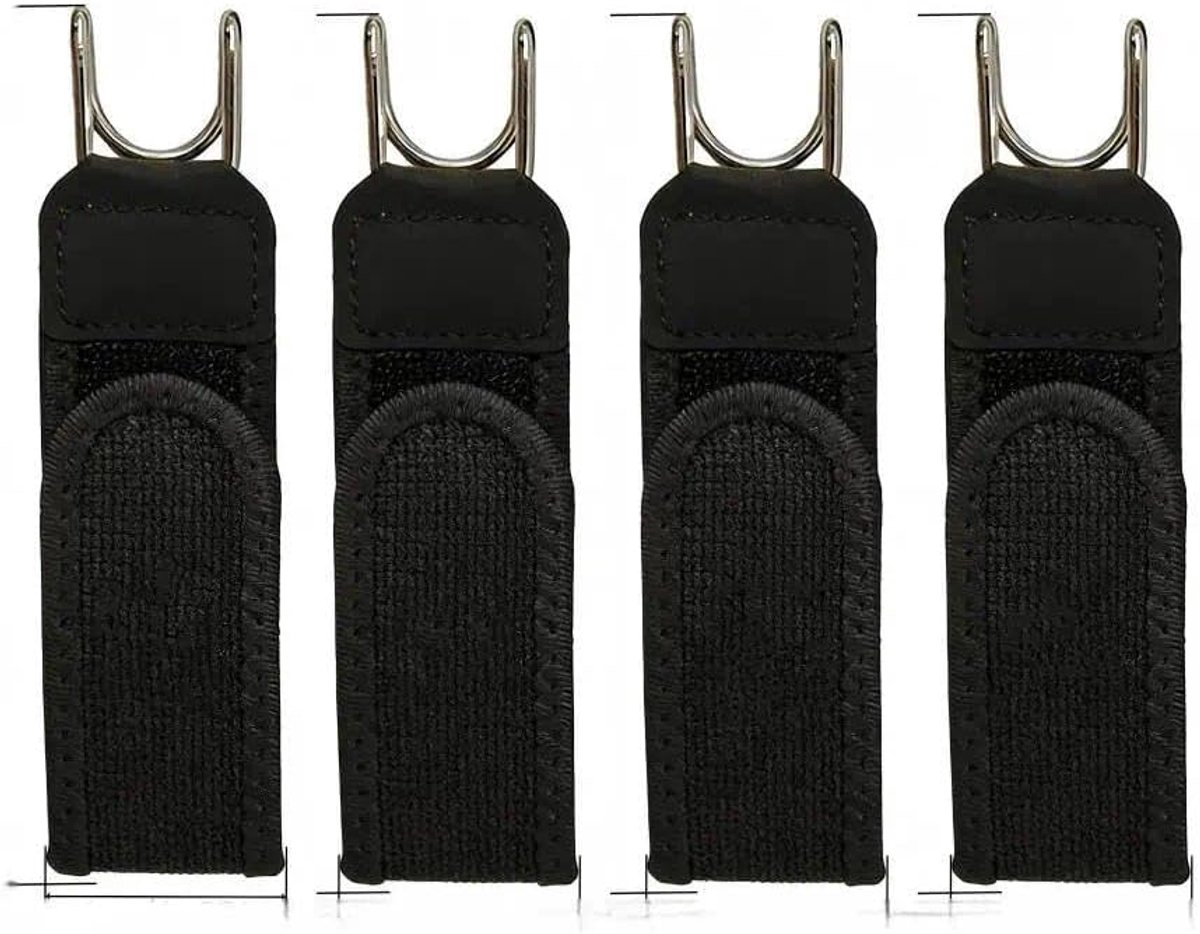4 stuks gesploze riem, onzichtbaar, zwarte riem vervanging - ShopVlot