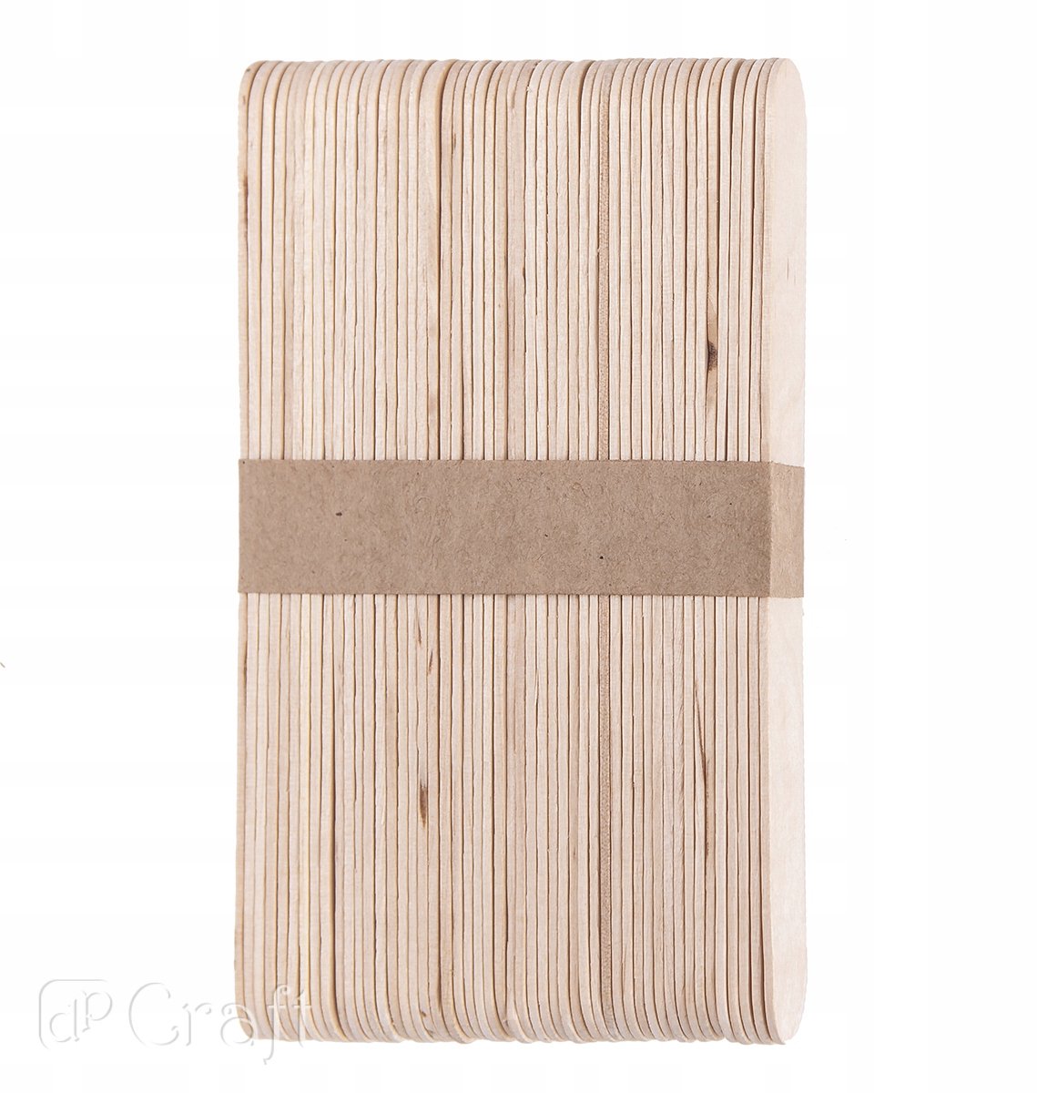 Creatieve Jumbo Houten Stokjes - 60 Stuks - Natuurlijk