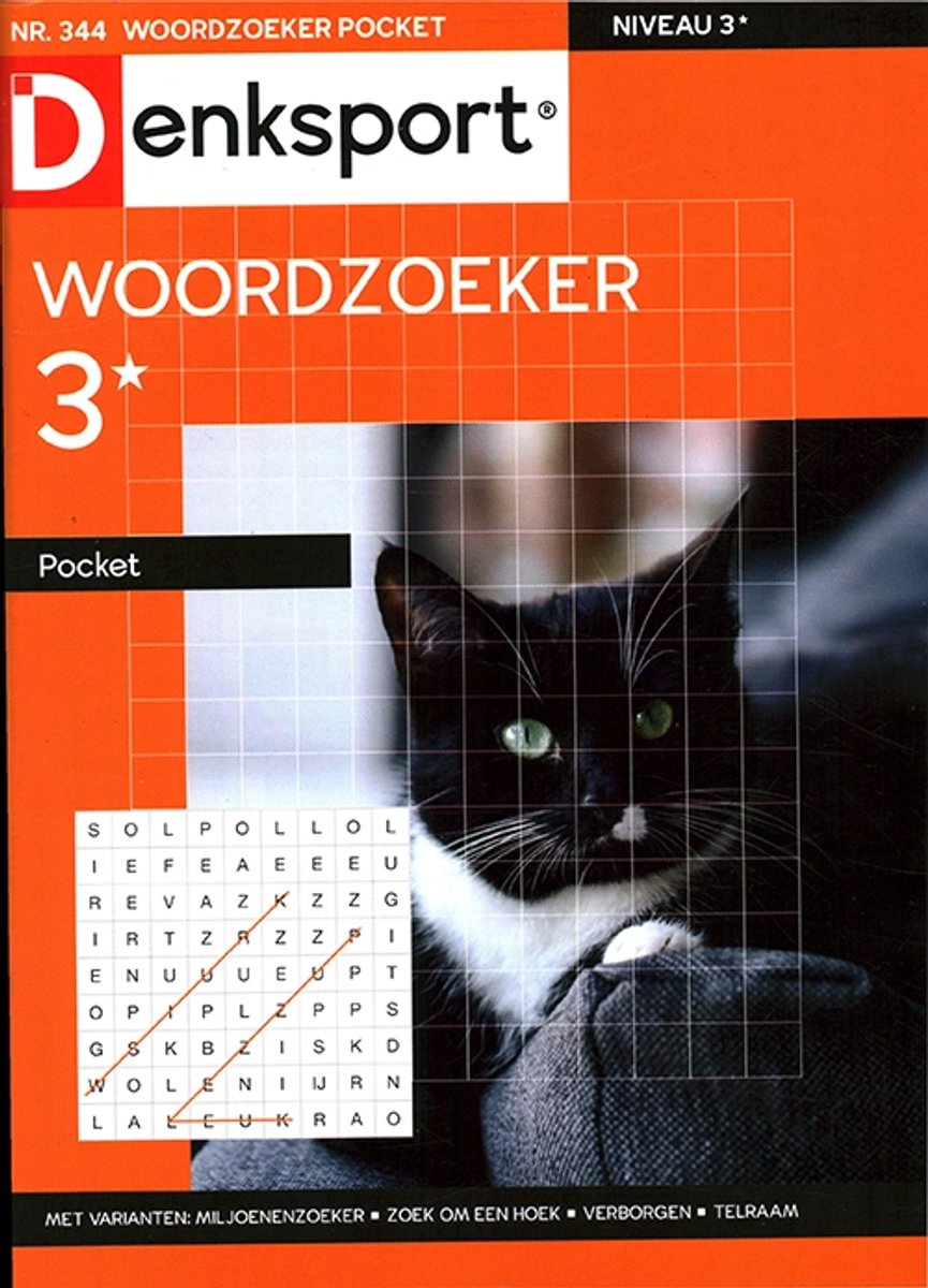 Denksport Woordzoeker Pocket - 344 2026