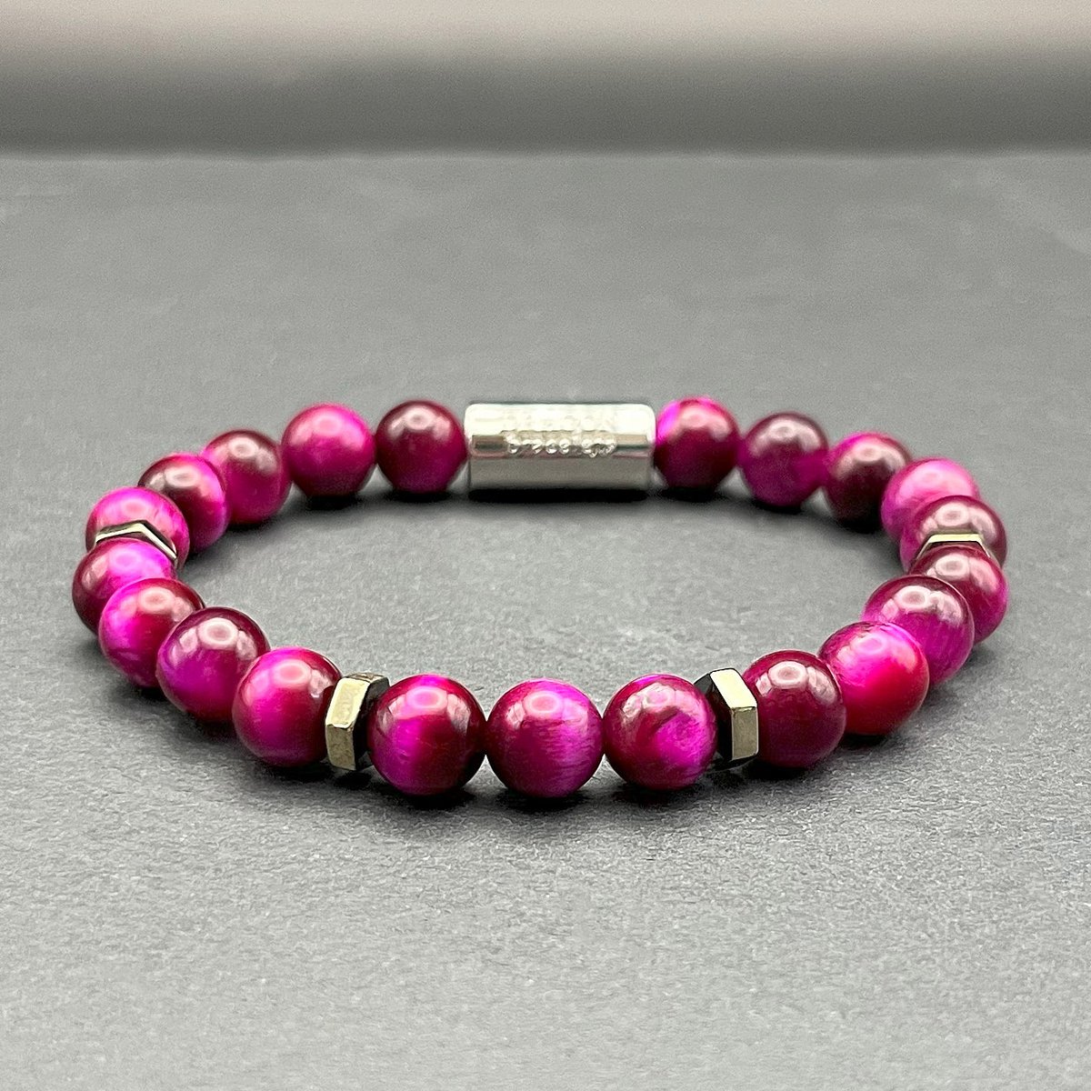 Dragon Bracelets® - Dames Armband - Essentials Raspberry - Roze - Natuurstenen
