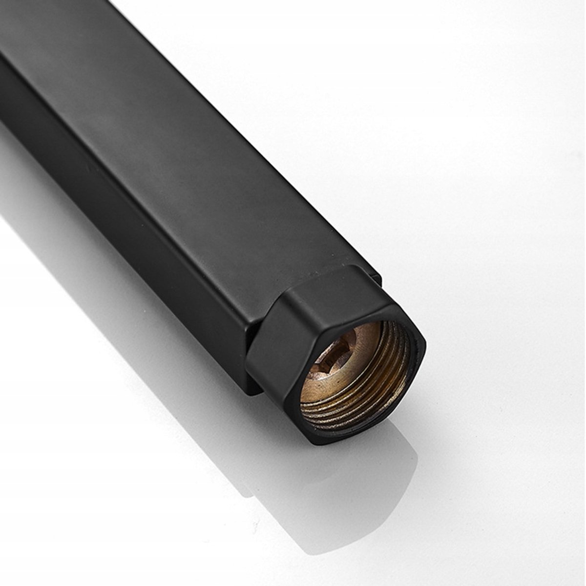 Verlengstuk Douchekolom 30cm Zwart 3/4"