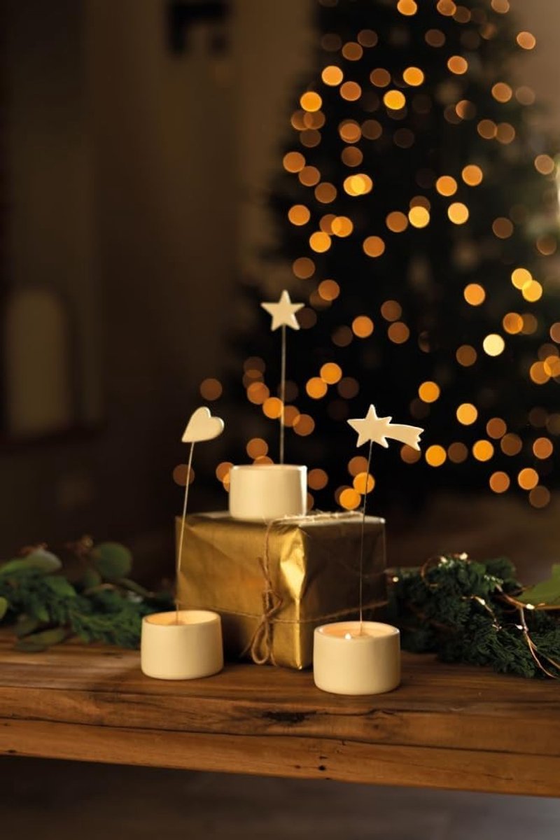 Tealight holder wish light falling star - ShopVlot