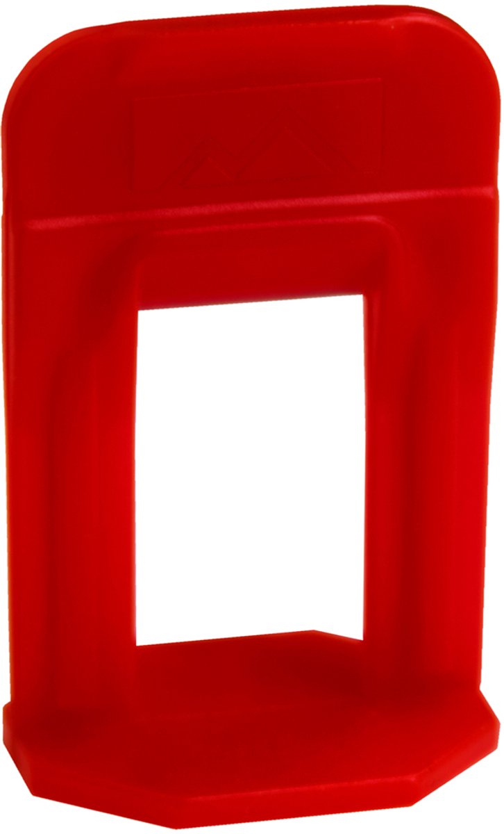 500x Tegelnivelleringsclips 2 mm - Merkloos