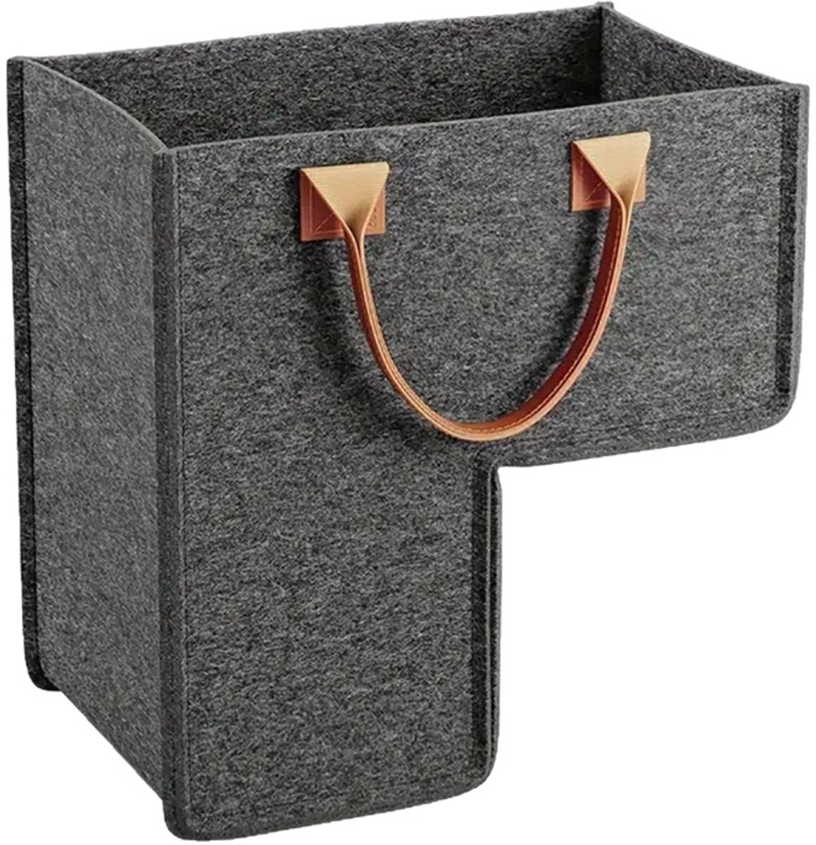 Trappenmand, trapmand, trapmand, vilt, L-vorm, opvouwbare trappenorganizer