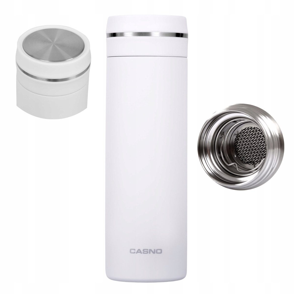 Casno Thermosfles 450 ml - RVS, Warmtebehoud 6u