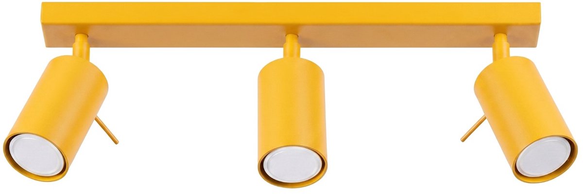 Sollux Lighting Plafondlamp RING - GU10 - geel - staal - 45x6x16cm