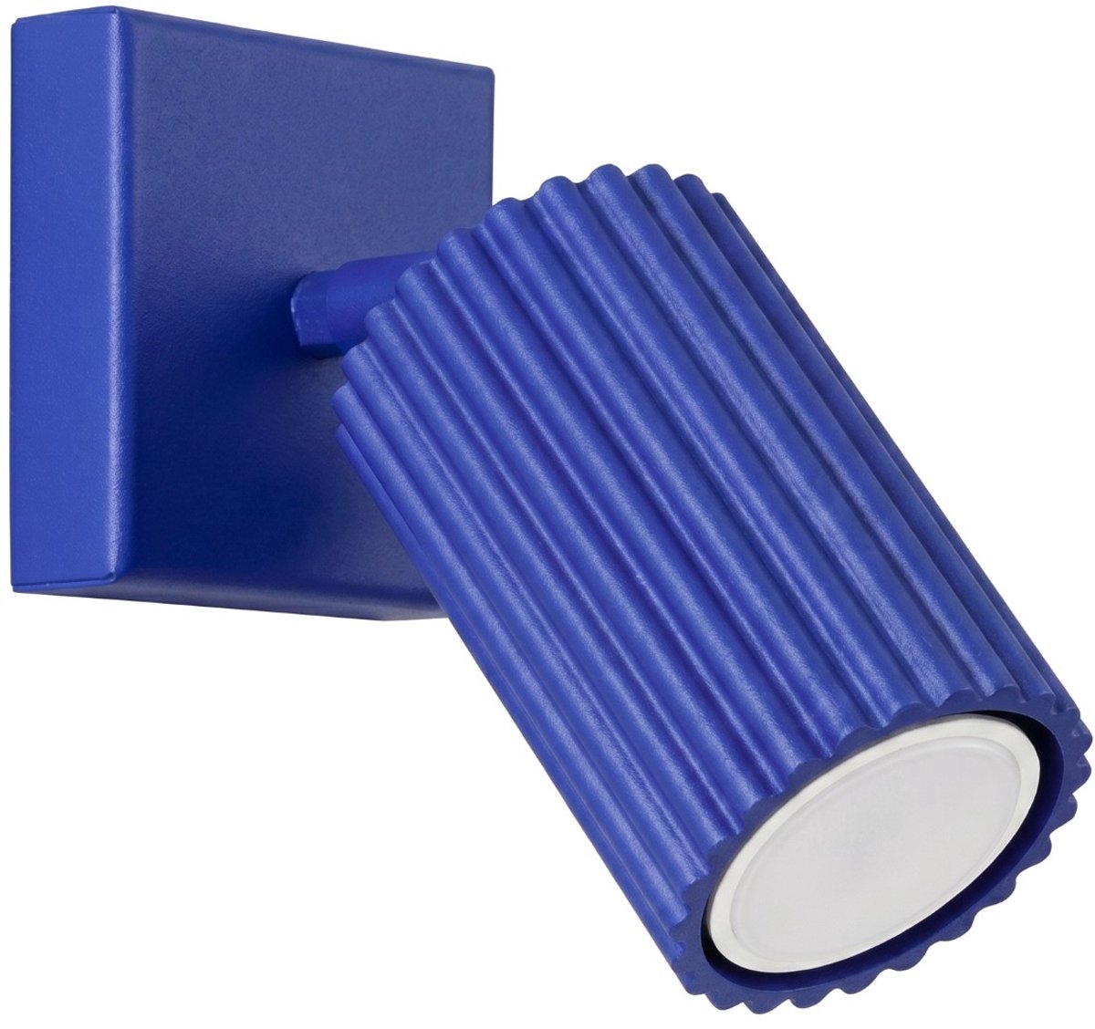 Sollux Lighting Wandlamp Karbon - GU10 - ultramarijn - aluminium - 8x16x16cm