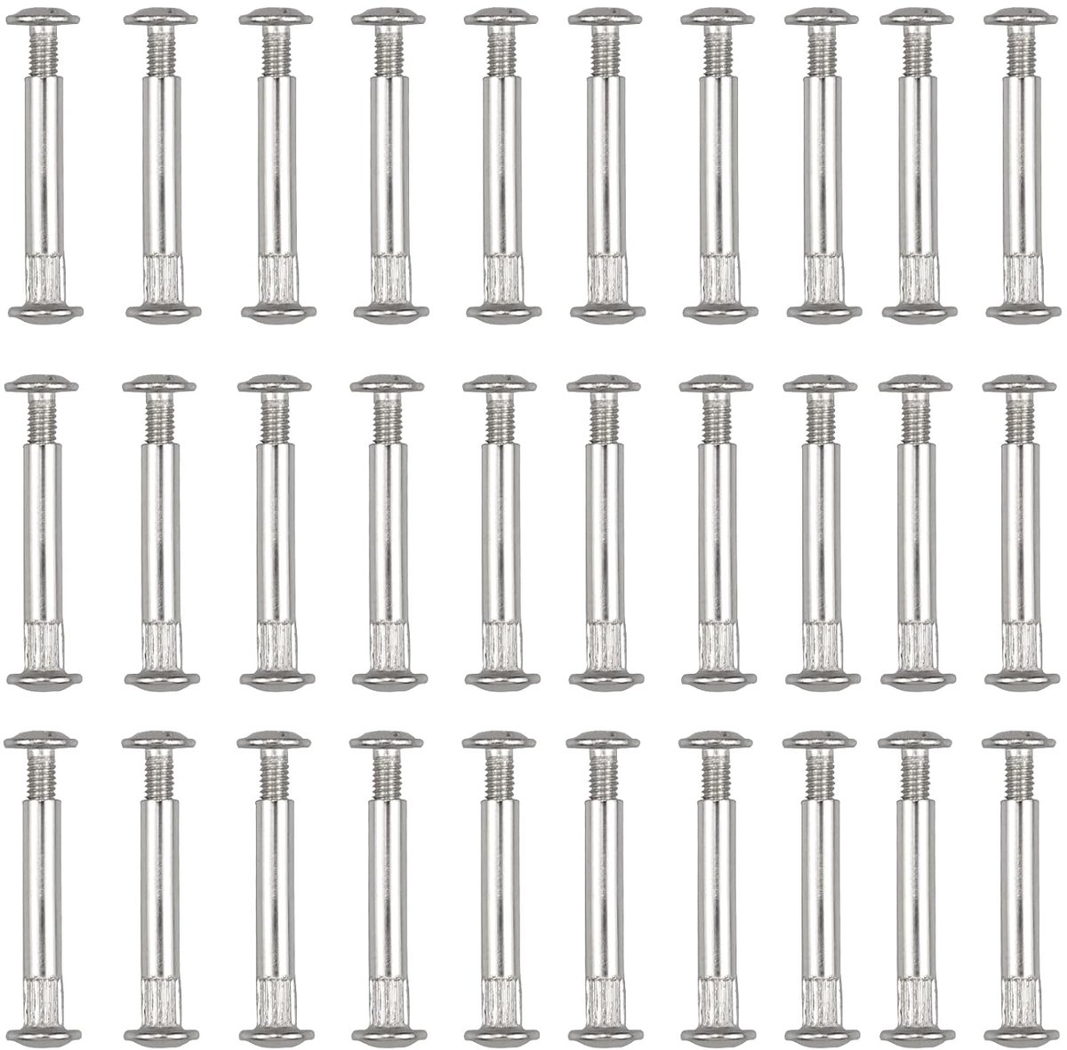 30 Pcs Connecting Screws M4 Cabinet Connectors Furniture Screws Sleeve Screws Furniture Connectors Screws Connectors - ShopVlot