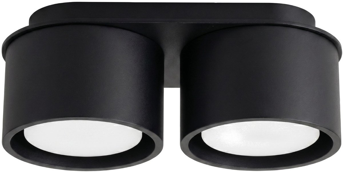 Sollux Lighting Plafondlamp MODO - Gx53 - zwart - aluminium - 21x10x8cm