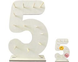 ZAHD 12 Holes Reusable Donut Display Stand Party Supplies Donut Tower Stand Wooden Holder Donut Wall Display Display - ShopVlot