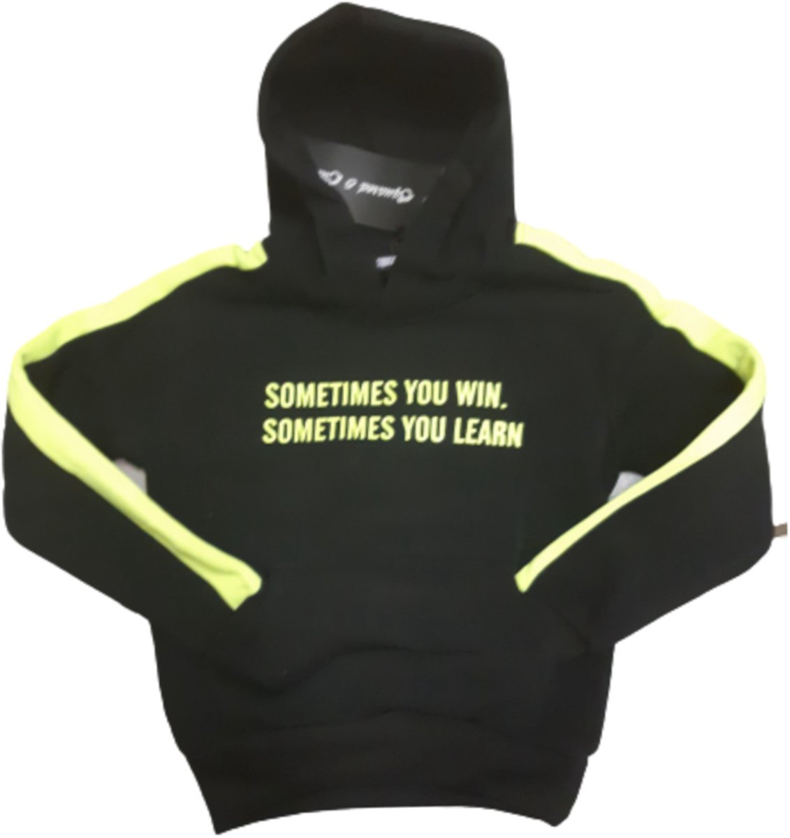 Jongens trui Sometimes geel - Zwart - 98/104