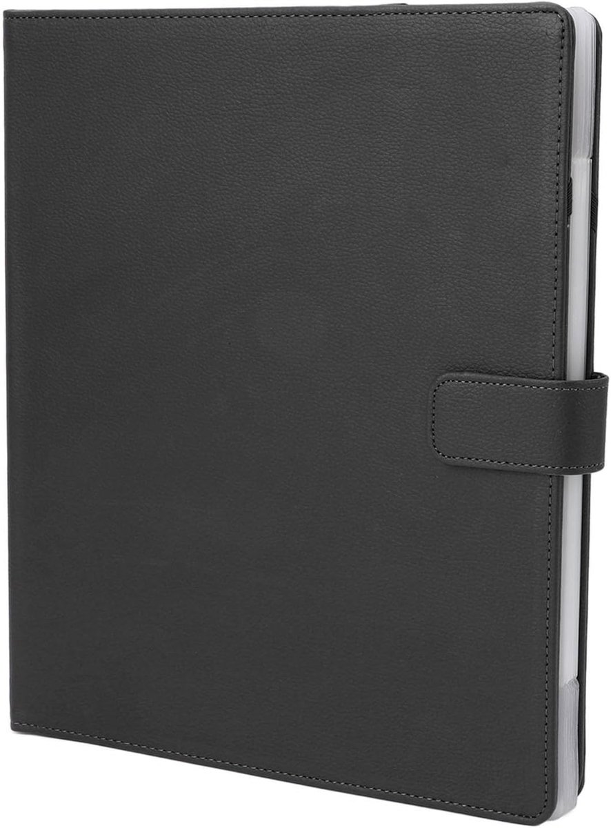 Sheet Music Folder, Waterproof 30 Sheets 60 Pages PU Leather Case A4 Piano Sheet Music Binder for Students Music - ShopVlot