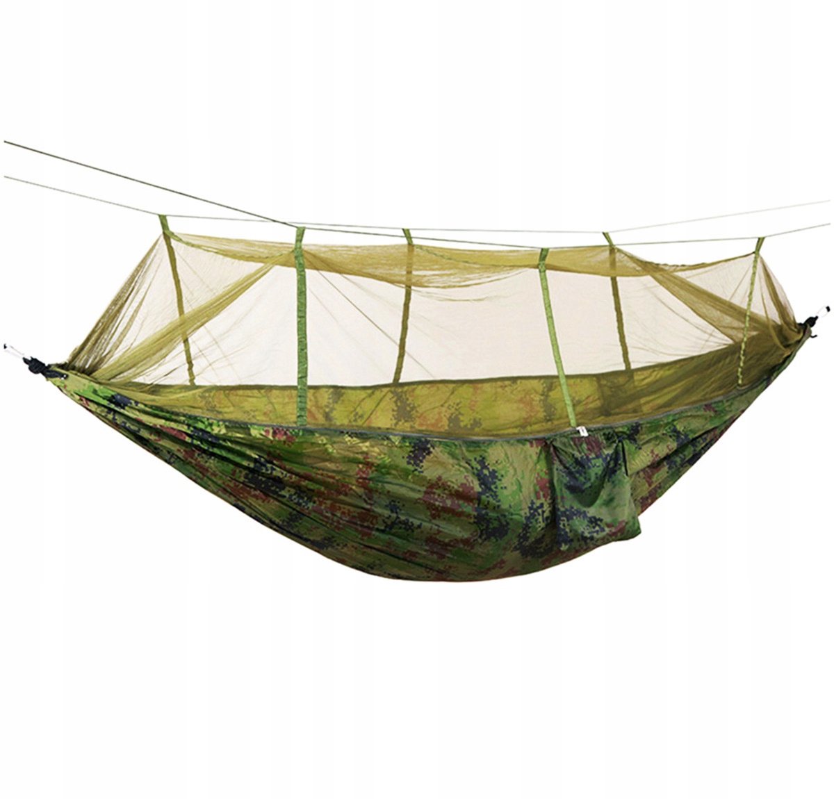 Dubbele Camouflage Hamak met Muskietennet - 260cm