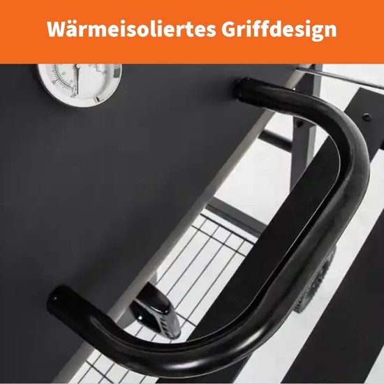 Wentinkmo Barbecuekachel BBQ -Buitenbarbecue BBQ Grill voor kamperen Picknick - Grillstandaard met wielen. — afbeelding 3