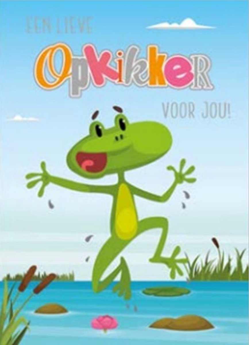 Wenskaart A4 - wenskaart XL - wenskaart - opkikkertje - voor jou - beterschap - sterkte - hart onder de riem - zomaar - opkikker
