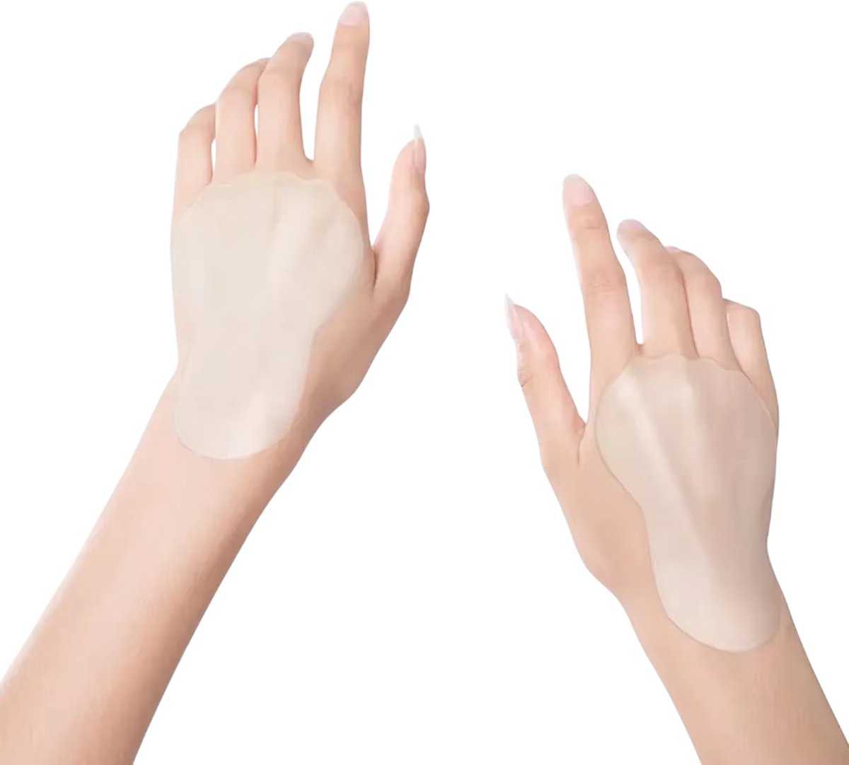 Hand Rimpelpleisters Siliconen Gel – Anti Rimpel Handmasker, Herbruikbare Rimpelverwijderaar Pads voor Jongere en Gladde Handen