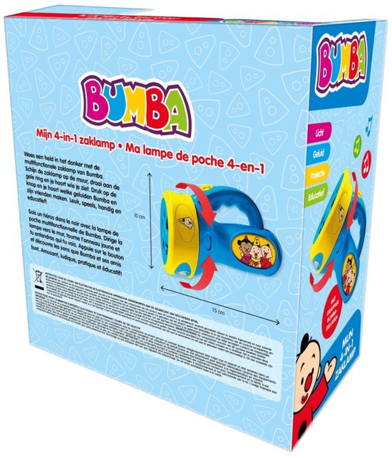 Bumba - Babyprojector - Mijn 4-in-1 zaklamp - Met licht en grappige Bumba geluiden - Educatief speelgoed van Bumba — afbeelding 4