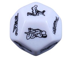 Erotische dobbelsteen - Sex dice - Sex dobbelsteen - Erotiek - Standjes dobbelsteen - 12 standjes - Jonyx
