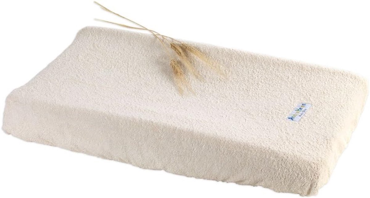 Aankleedmat biologisch katoen - 100% badstof - universeel - zacht en comfortabel - SnelShoppen