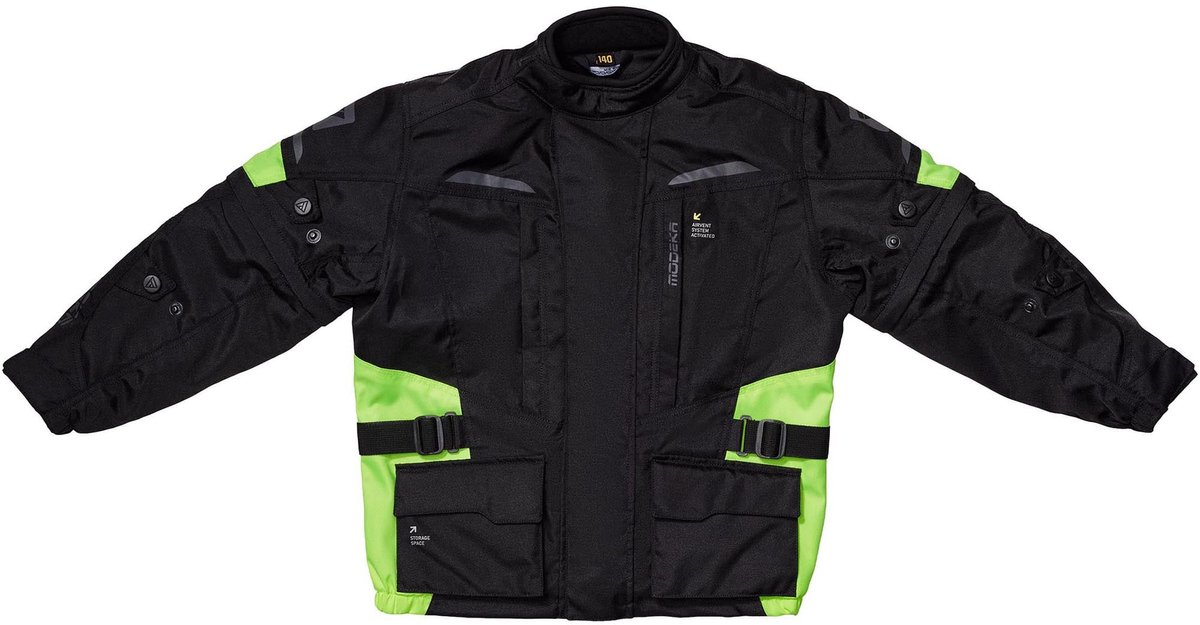 Modeka Tarex II waterdichte Kids Motorcycle Textile Jacket -