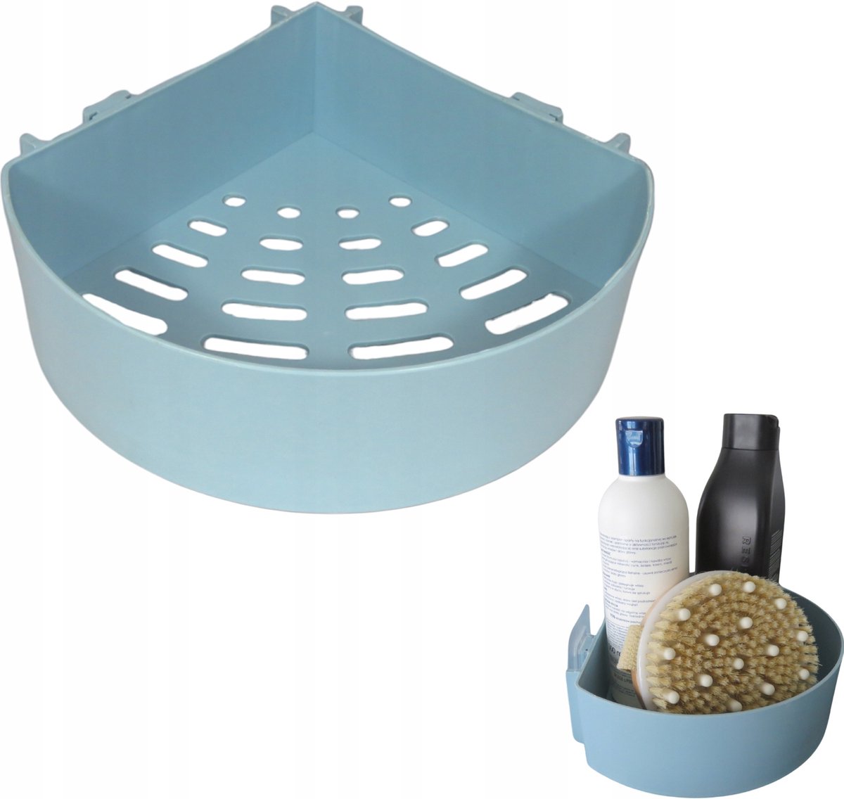 Nieuwe Blauwe Hoek Doucheplank - Wandmontage Organizer