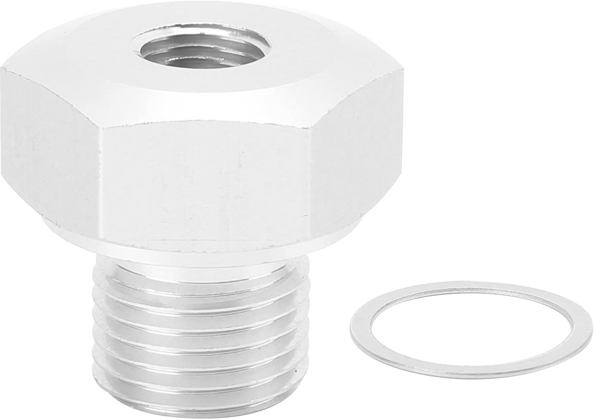 1.5 Adapter, Oliedruksensor, voor GM LS Motor Vervangen, LS1 LSX LS3 Meter, M16-1.5 Mannelijk, 1/8 Inch NPT Vrouwelijk