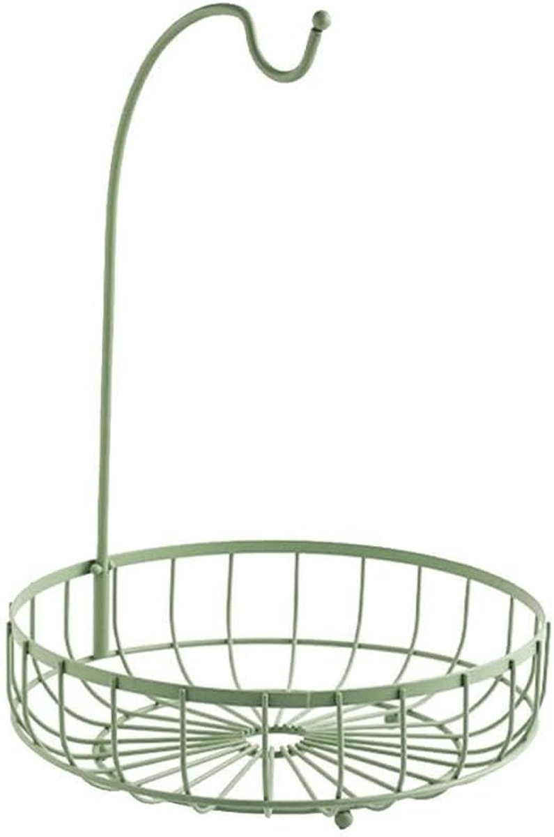 Fruitschaal IJzeren fruit opslagmand fruitmandje serveren dienblad met bananen hanger thuis snacks dessert stand keuken fruit organizer houder Fruit Bowl (Color : 01, Grootte : Small)