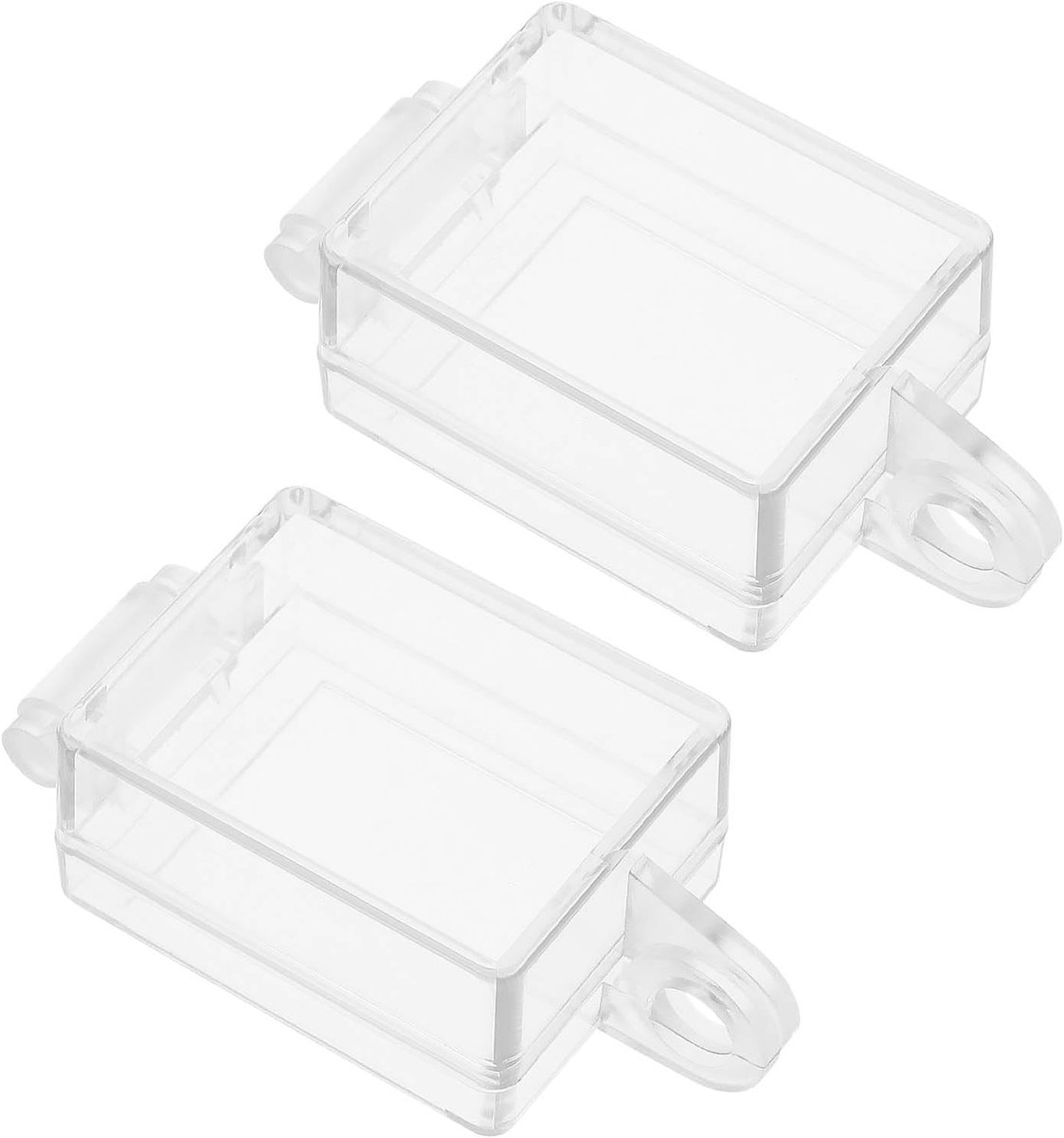 2 stks Boot Schakelaar Bescherming Cover Transparante Knop Schakelaar Cover Guard Protector Emergency Stop Knop Cover voor KCD4 Knop (23 * 28 mm)