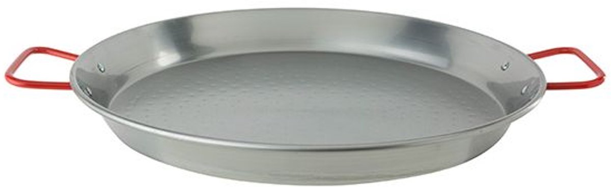Paellapan D60 77x66xh5cm Gepolierd Staal