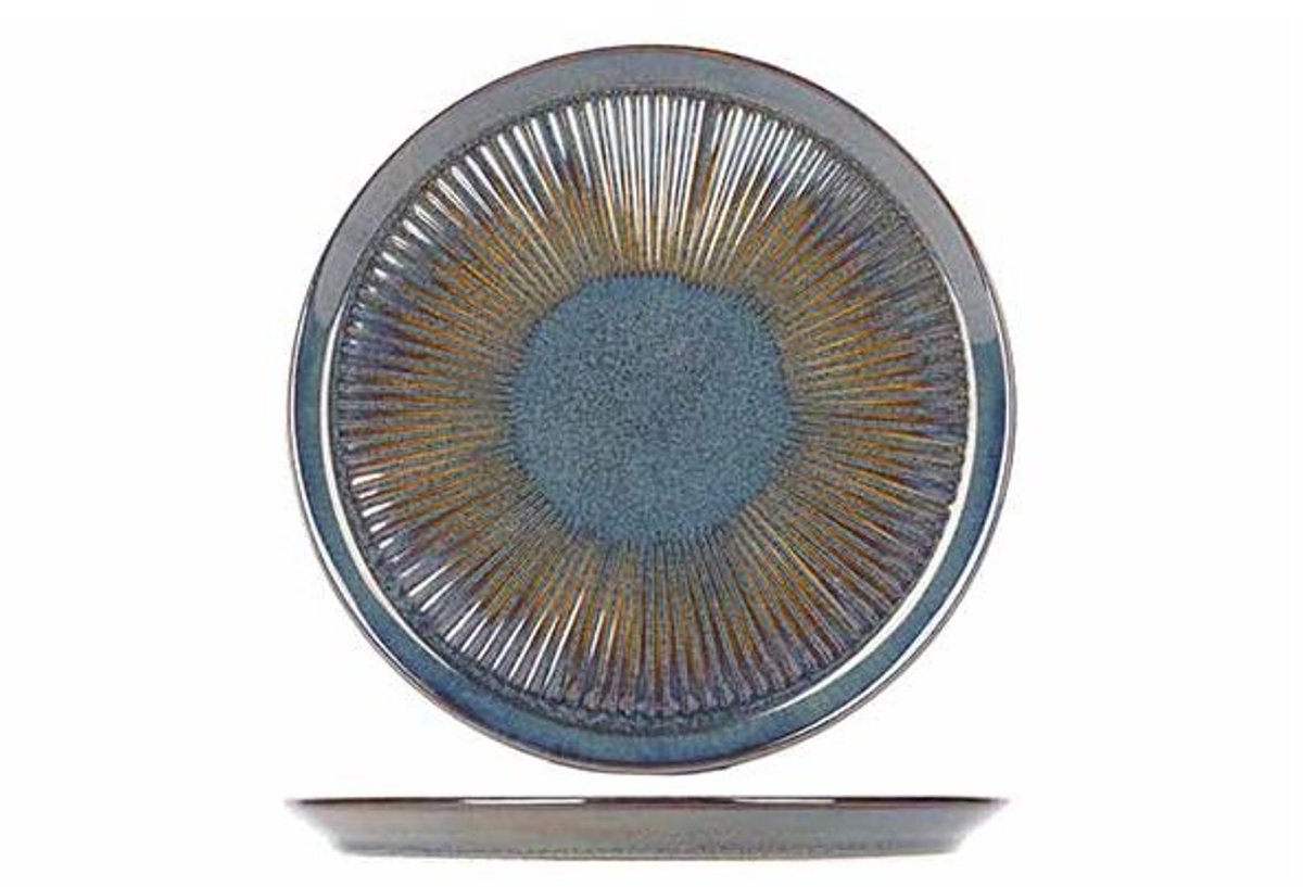 Solas Blauw Dessertbord D21cm