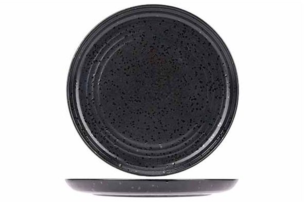 Artisan Zwart Plat Bord D17cm Coupe