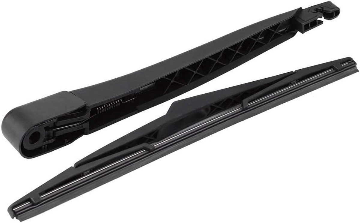SnelShoppen - Achterruitenwisser Set voor Ford Fiesta MK6 MK7 ST150 02-08 - Inclusief Wisserarm en Wisserblad - Hoogwaardige Natuurrubber en Staal - I