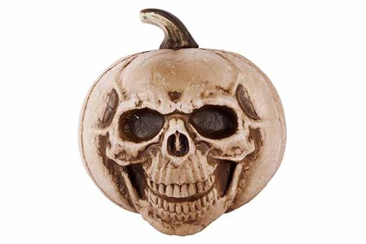 Doodskop Pumpkin Natuur 21x21xh21cm Kuns Tstof