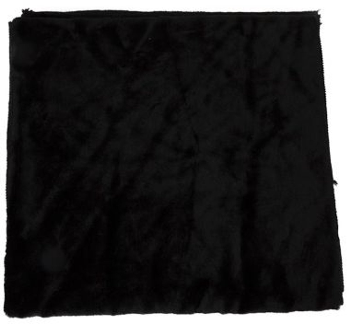 Cosy @ Home Tafelloper Fur Look Zwart 40x150xh2cm Po